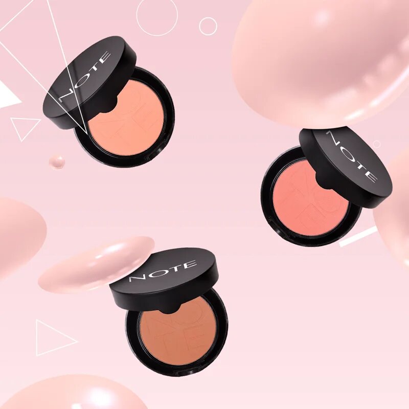 Note Cosmetique Luminous Silk rdečilo v prahu 03 Coral 5.5 g