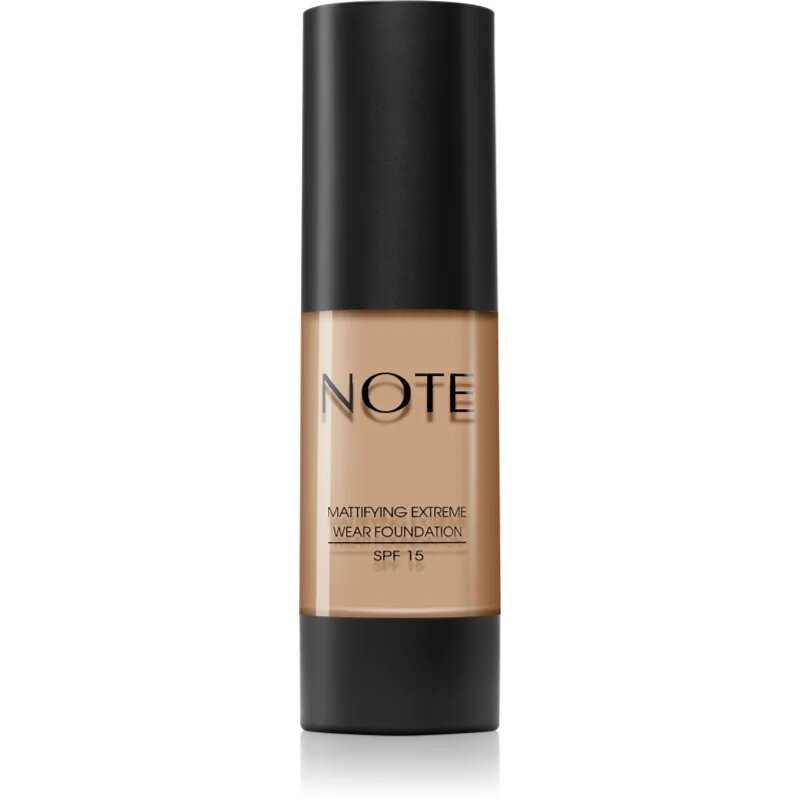 Note Cosmetique Mattifying Extreme Wear Foundation matirajoči tekoči puder 02 Natural Beige 30 ml