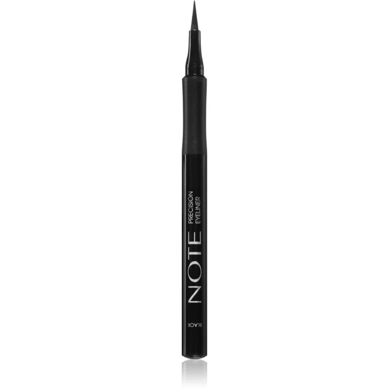 Note Cosmetique Precision Eyeliner precizno vodoodporno črtalo za oči odtenek Black 1 ml