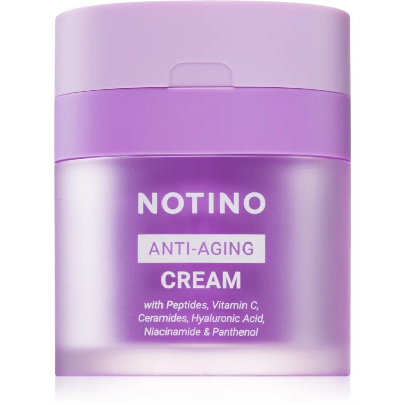Notino Anti-Aging Cream with Peptides Vitamin C Ceramides Hyaluronic Acid Niacinamide & Pantheno dnevna in nočna krema proti staranju kože 50 ml