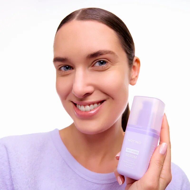 Notino Anti-Aging Serum with Retinol Peptides Ceramides Squalane & Niacinamide serum proti gubam z retinolom 30 ml