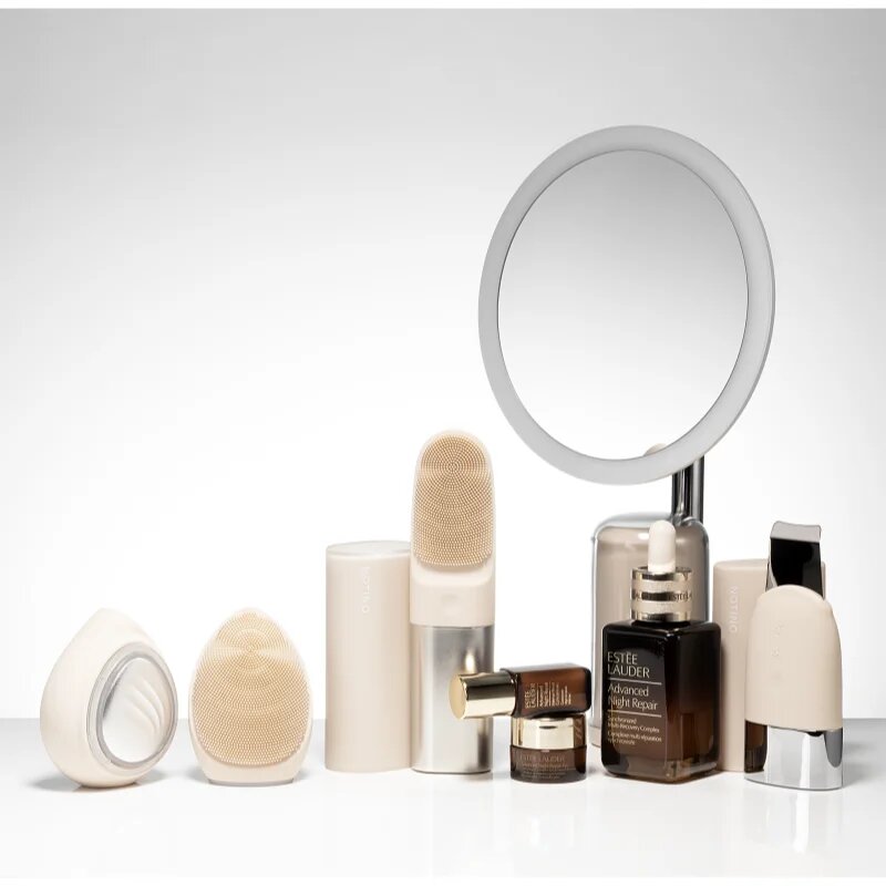 Notino Beauty Electro Collection Facial cleansing brush and heating eye massager krtačka za čiščenje obraza & ogrevalni masažni pripomoček za področje