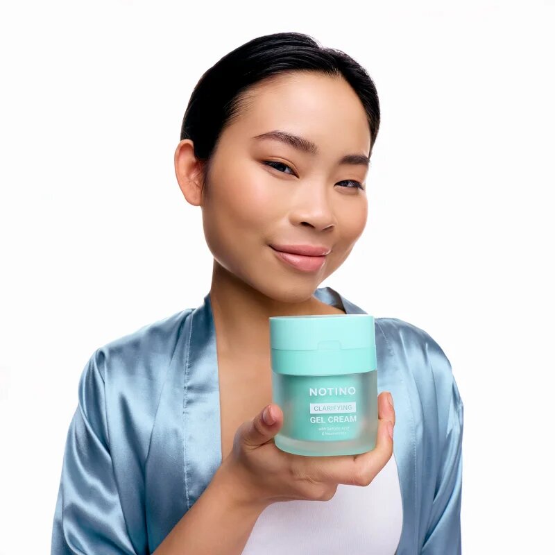 Notino Clarifying Gel Cream with Salicylic Acid and Niacinamide nežna čistilna gelasta krema s salicilno kislino in nikotinamidom 50 ml