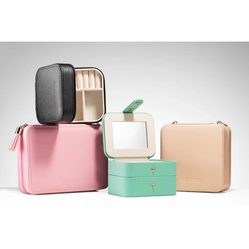 Notino Classy Collection Jewellery box škatla za nakit Pink 1 kos