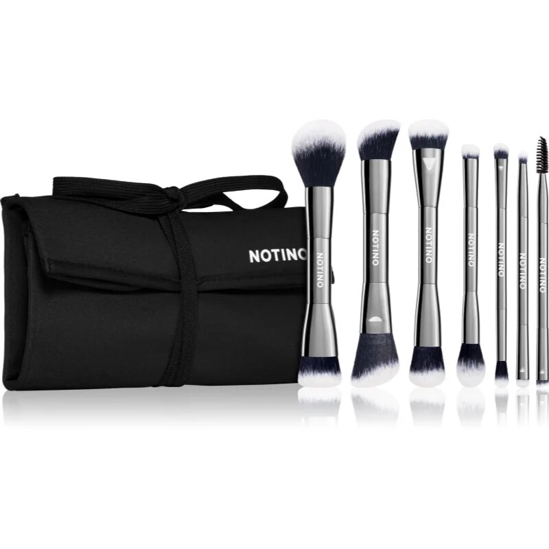 Notino Dual-End Make-Up Brush Set set čopičev 7 kos