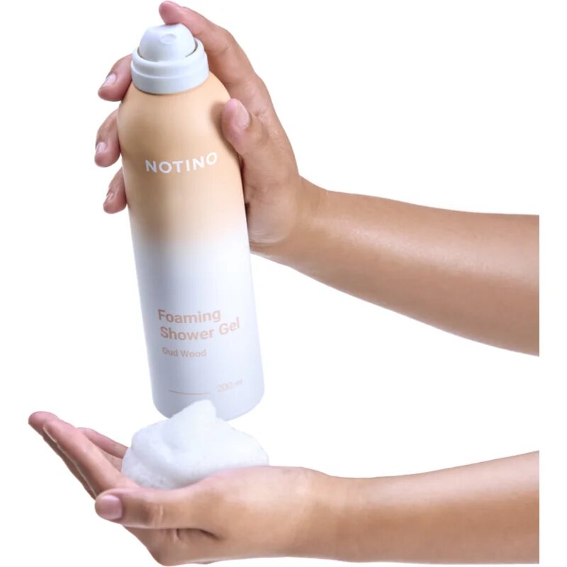 Notino Foaming Shower Gel Oud Wood pena za prhanje 200 ml