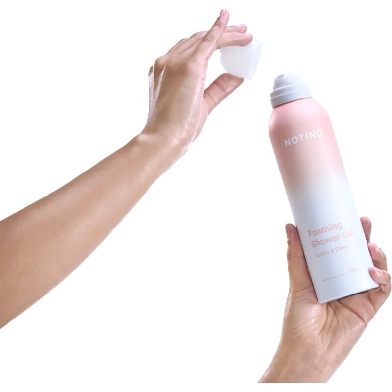 Notino Foaming Shower Gel Vanilla & Rose pena za prhanje 200 ml