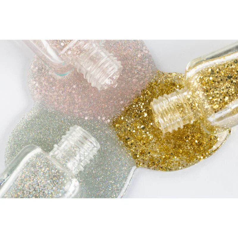 Notino Glitter Topper nadlak za nohte z bleščicami 10 ml