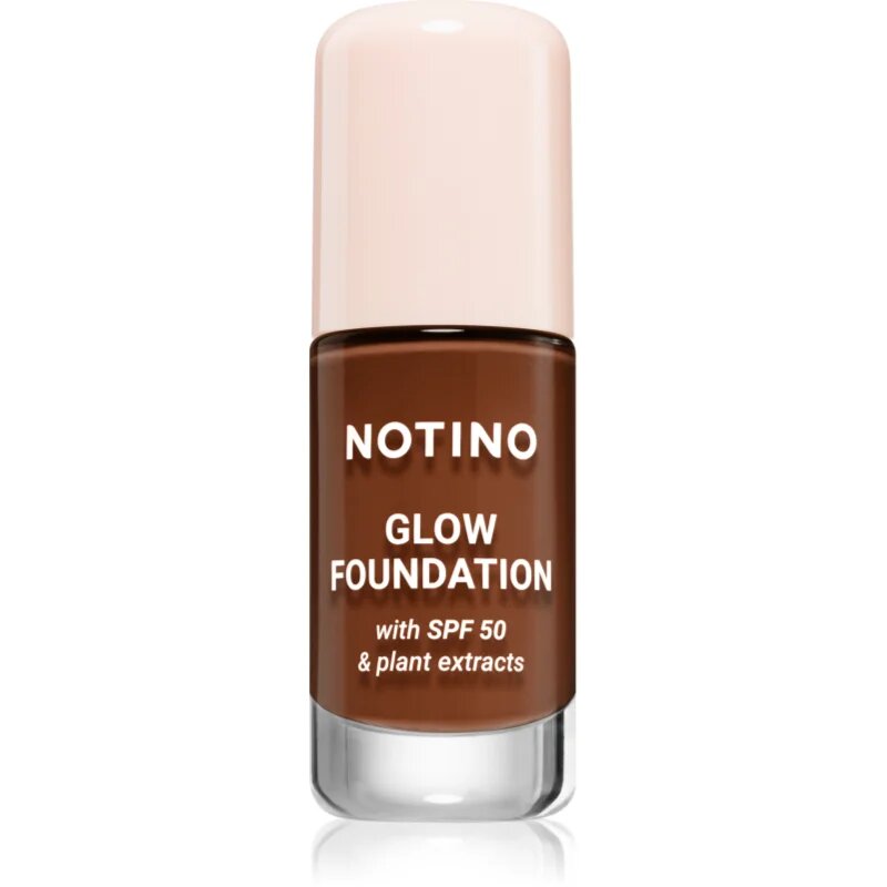 Notino Glow Foundation With SPF 50 & Plant Extracts posvetlitvena podlaga SPF 50 02 Deep Cool 30 ml