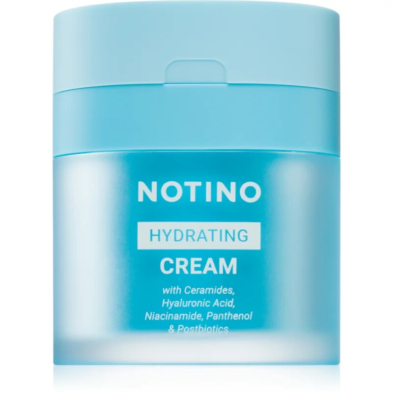 Notino Hydrating Cream with Ceramides Hyaluronic Acid Niacinamide Panthenol & Postbiotics vlažilna krema s ceramidi 50 ml