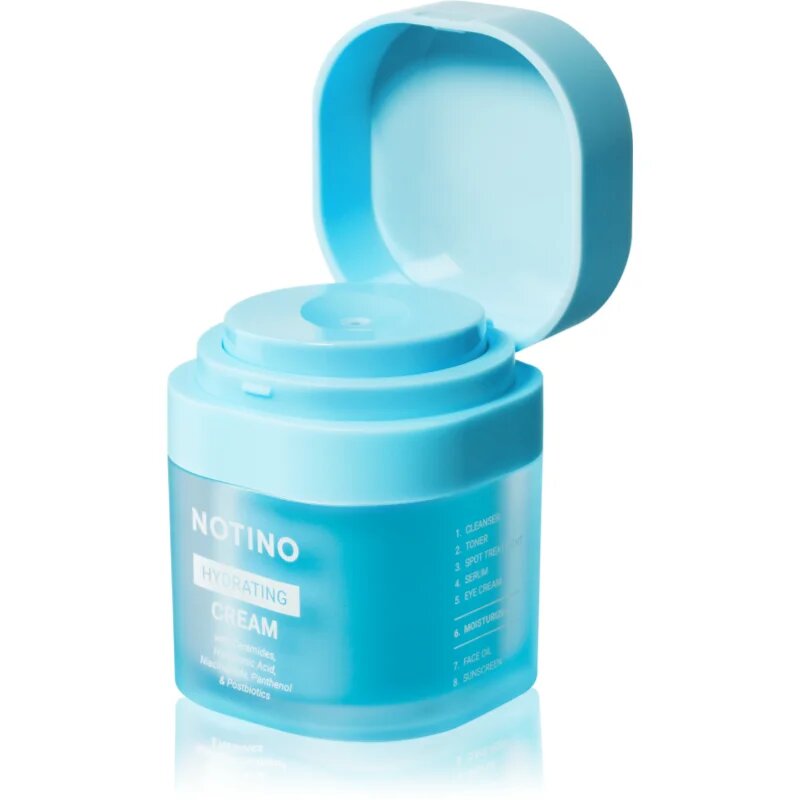 Notino Hydrating Cream with Ceramides Hyaluronic Acid Niacinamide Panthenol & Postbiotics vlažilna krema s ceramidi 50 ml