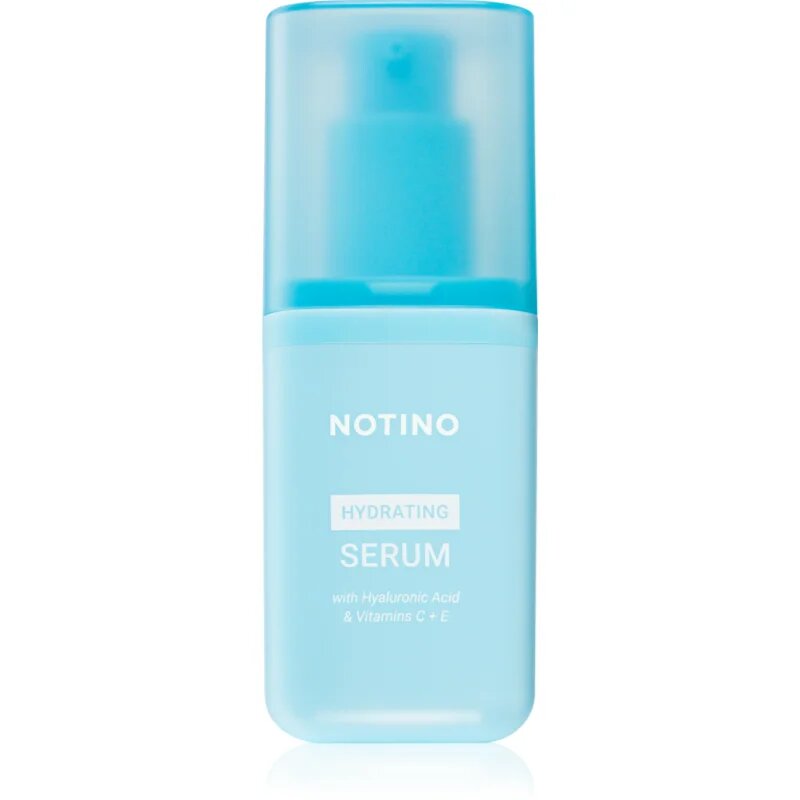 Notino Hydrating Serum with Hyaluronic Acid & Vitamins C + E vlažilni serum za posvetlitev in zgladitev kože 30 ml