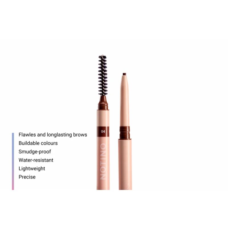 Notino Lifeproof Eyebrow Pencil natančni svinčnik za obrvi 04 Brown 0.09 g