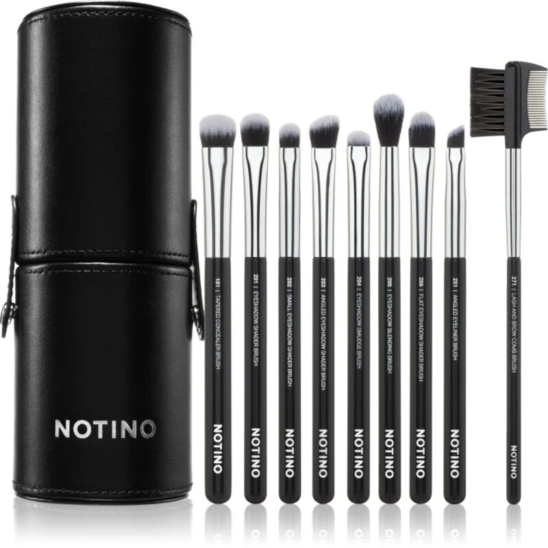Notino Makeup Brushes Eye Area Professional Make-Up Brush Set set čopičev z etuijem