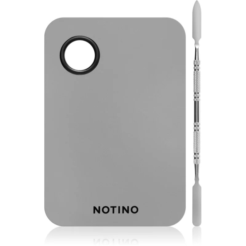 Notino Makeup Brushes Professional Mixing Palette With Spatula paleta za mešanje tekočega pudra z lopatico