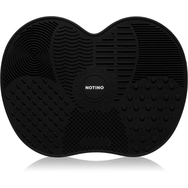 Notino Makeup Brushes Silicone Cleaning Mat For Make-Up Brushes krtačka za čiščenje čopičev Black 1 kos