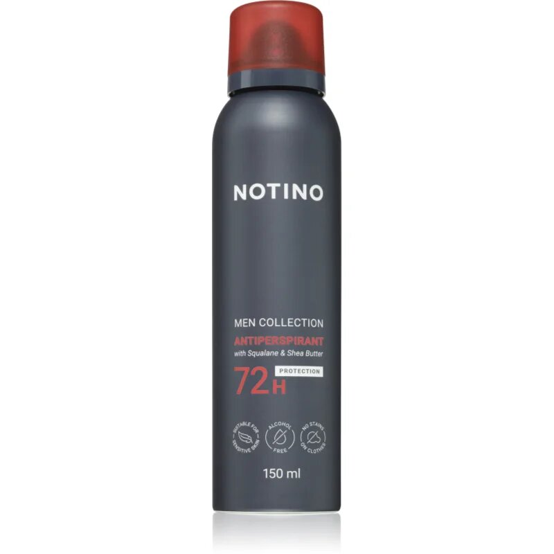 Notino Men Collection Antiperspirant 72h with Squalane & Shea Butter antiperspirant pršilo za moške 150 ml