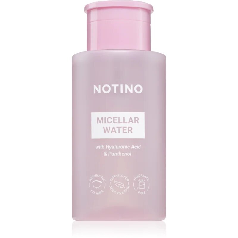 Notino Micellar Water With Hyaluronic Acid & Panthenol micelarna voda za občutljivo kožo z dozirno pumpico 250 ml