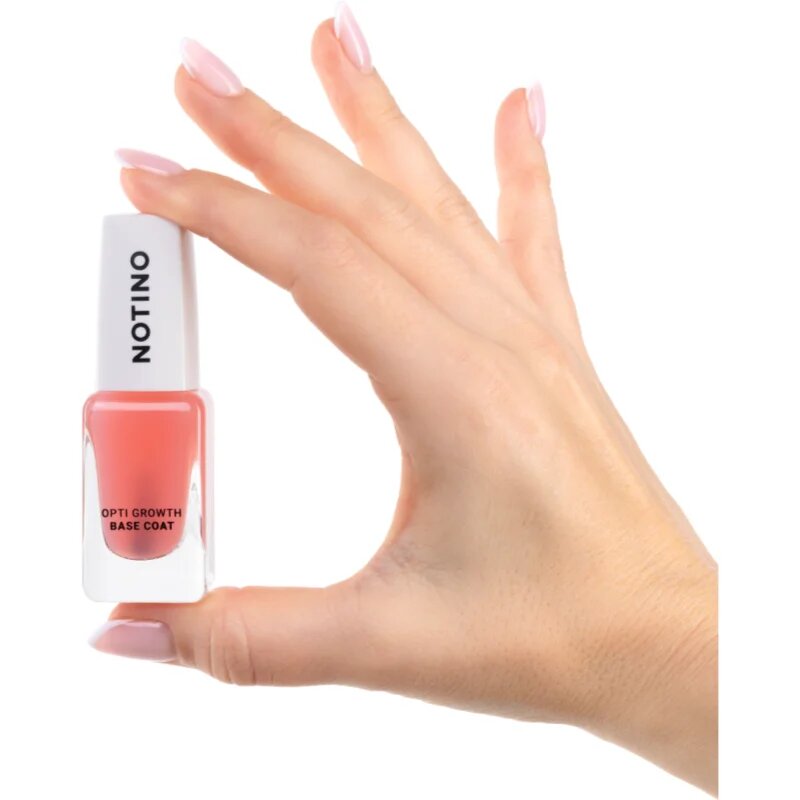 Notino Nail Care Opti Growth Base Coat hranilni lak za nohte za rast nohtov 10 ml