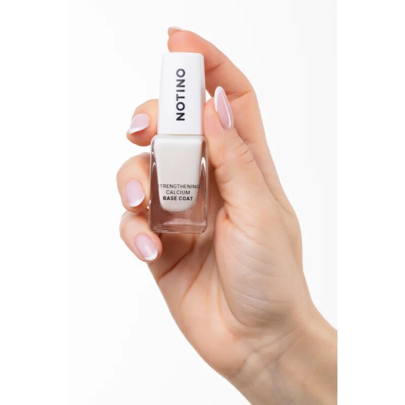 Notino Nail Care Strengthening Calcium Base Coat lak za krepitev nohtov 10 ml