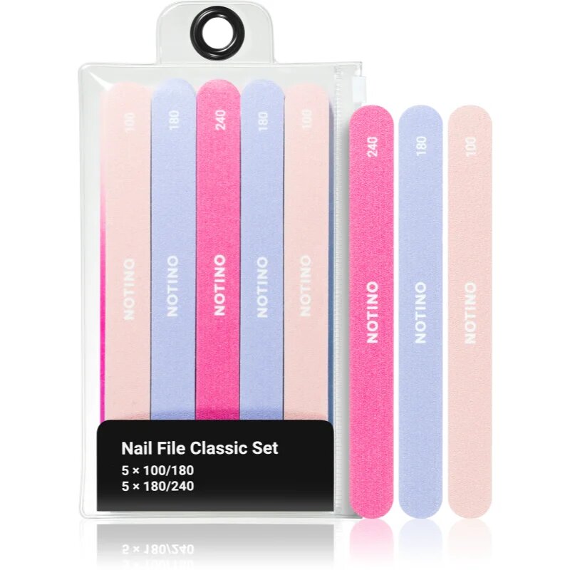 Notino Nail File Classic Set 100/180x5 180/240x5 set pilic