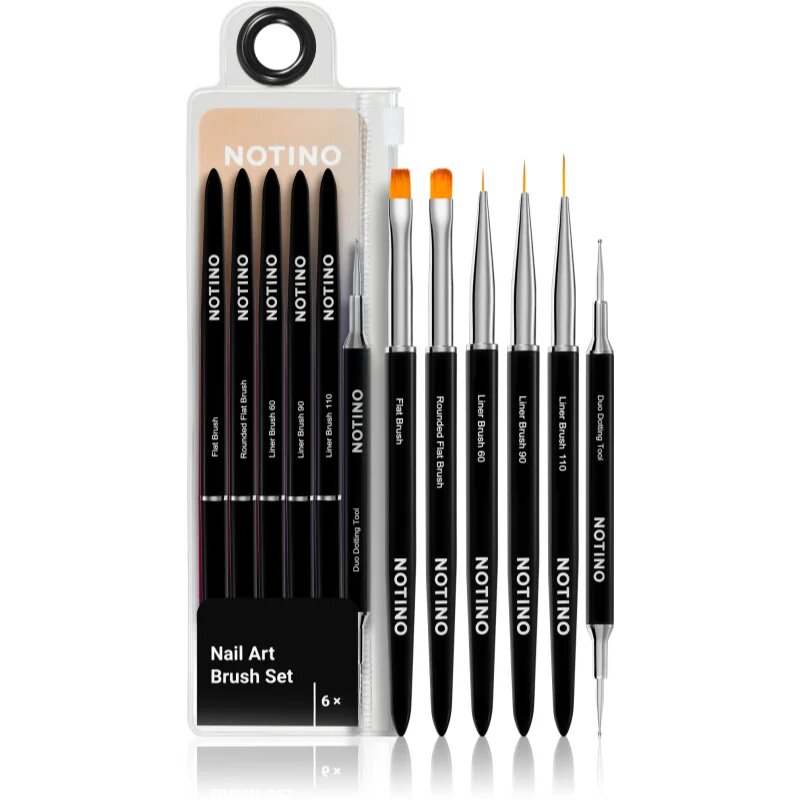 Notino Nail Tools Nail Art Brush Set set čopičev za nohte