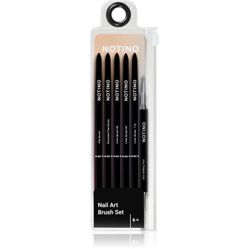 Notino Nail Tools Nail Art Brush Set set čopičev za nohte