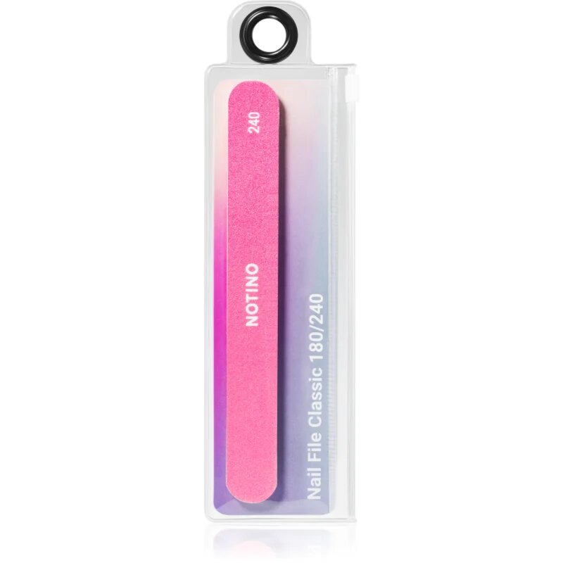 Notino Nail Tools Nail File Classic klasična pilica za nohte z dvema grobostma Classic180/240 1 kos