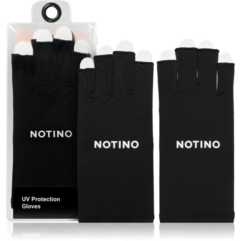 Notino Nail Tools UV Protection Gloves UV zaščitne rokavice Black 1 kos