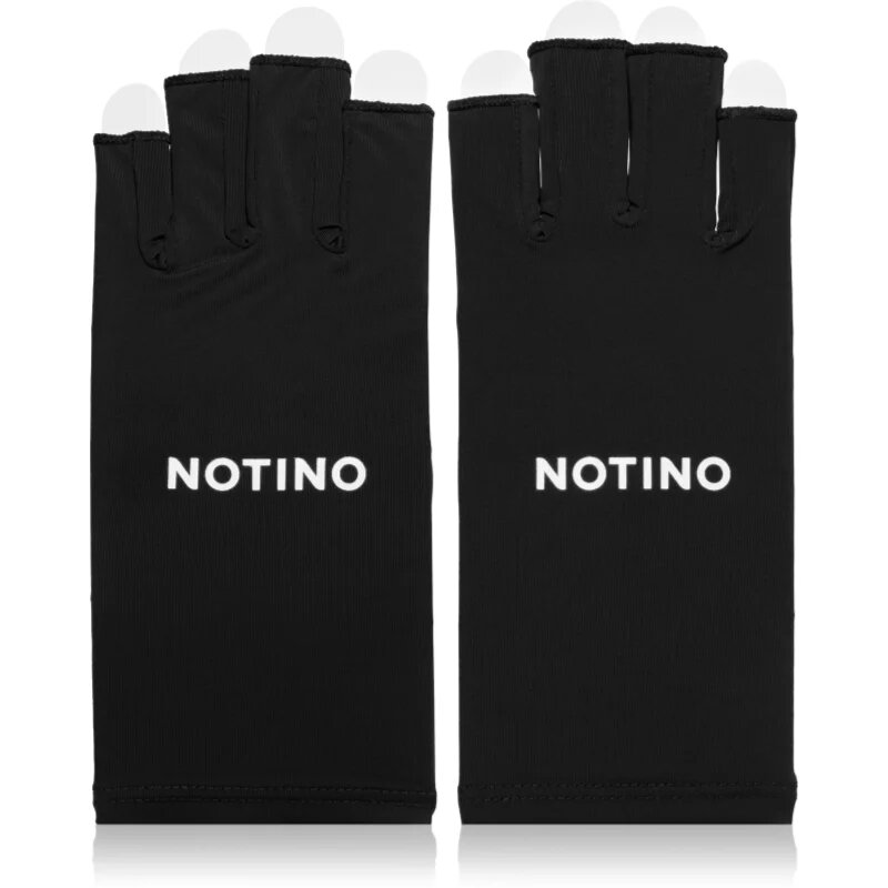 Notino Nail Tools UV Protection Gloves UV zaščitne rokavice Black 1 kos