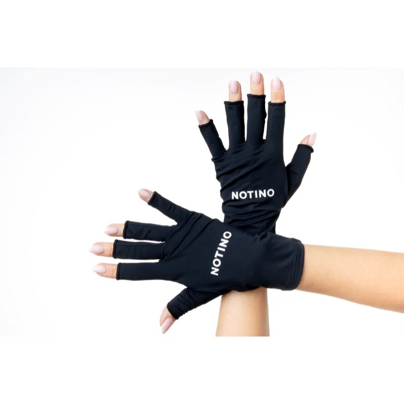 Notino Nail Tools UV Protection Gloves UV zaščitne rokavice Black 1 kos