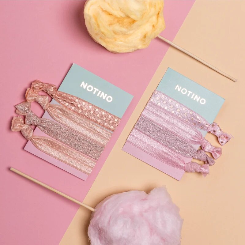 Notino Pastel Collection Hair elastics elastike za lase Orange 4 kos
