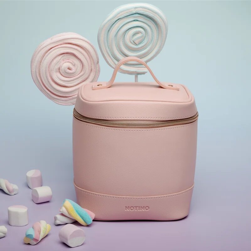 Notino Pastel Collection Make-up case kozmetični kovček Pink 1 kos