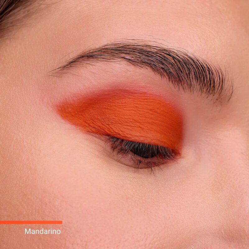 Notino Powder Eyeshadow Matte mat senčila za oči Mandarino 1.65 g