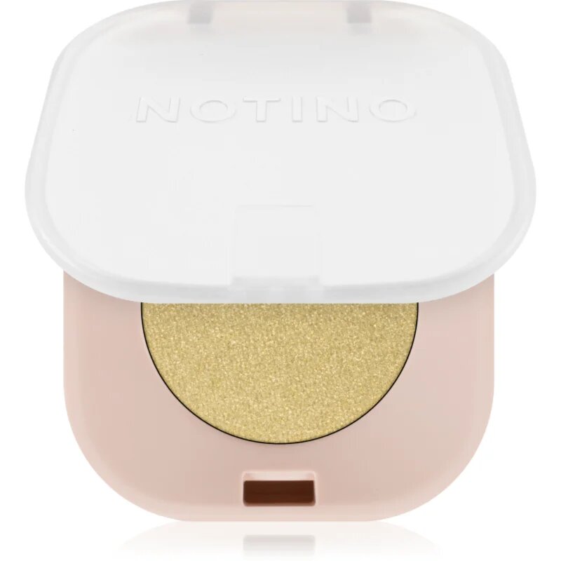 Notino Powder Eyeshadow Shimmer bleščeča senčila za oči Glossy Lime 1.5 g