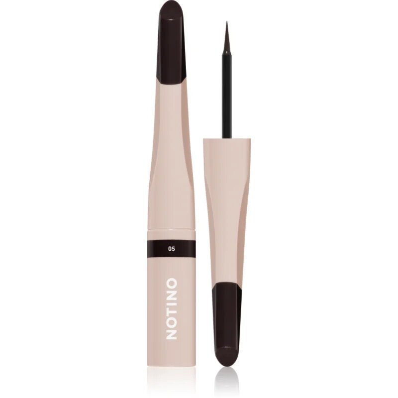 Notino Serum-Infused Lifeproof Eyebrow Liner tekoča črtala za obrvi s serumom 05 Graphite 2.8 ml