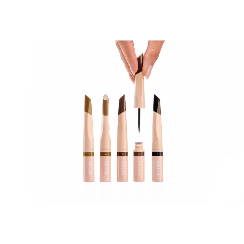 Notino Serum-Infused Lifeproof Eyebrow Liner tekoča črtala za obrvi s serumom 05 Graphite 2.8 ml