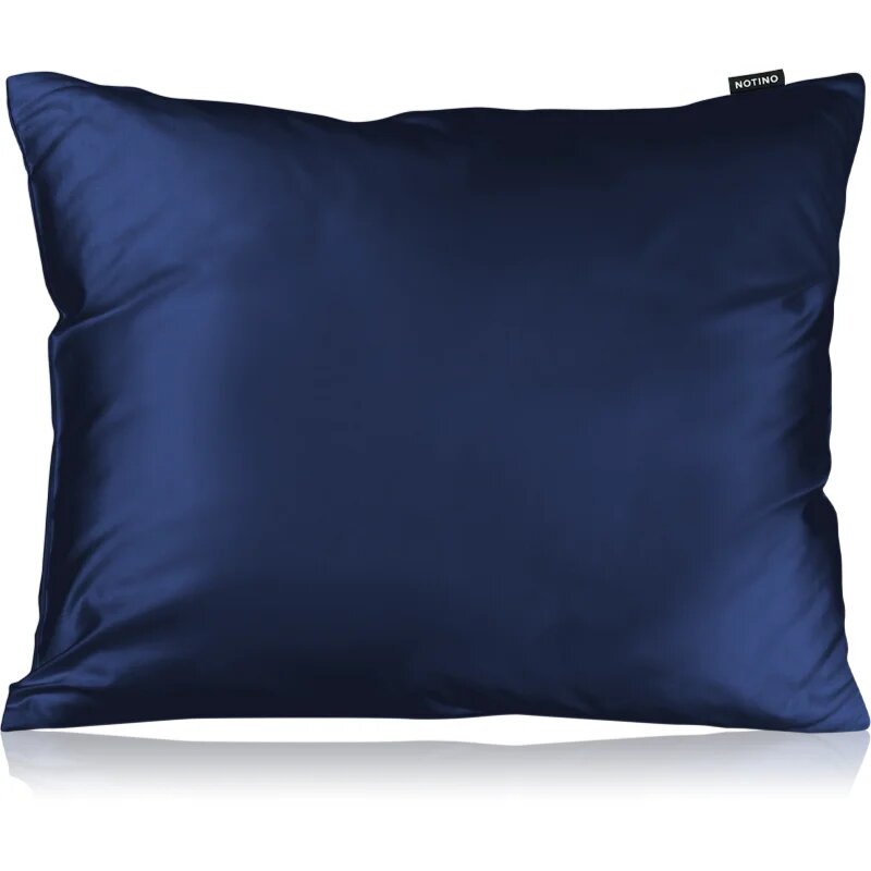 Notino Silk Collection Pillowcase svilena prevleka za vzglavnik Navy Blue 50x60 cm