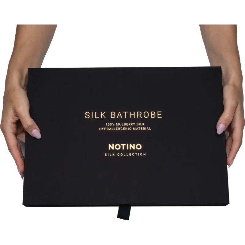 Notino Silk Collection Silk Bathrobe svilen kopalni plašč