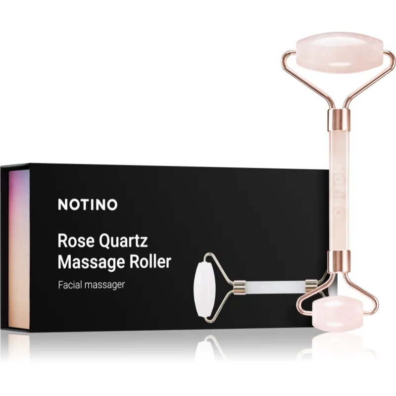 Notino Skincare Tools Rose Quartz Massage Roller pripomoček za masažo za obraz in predel okoli oči 1 kos