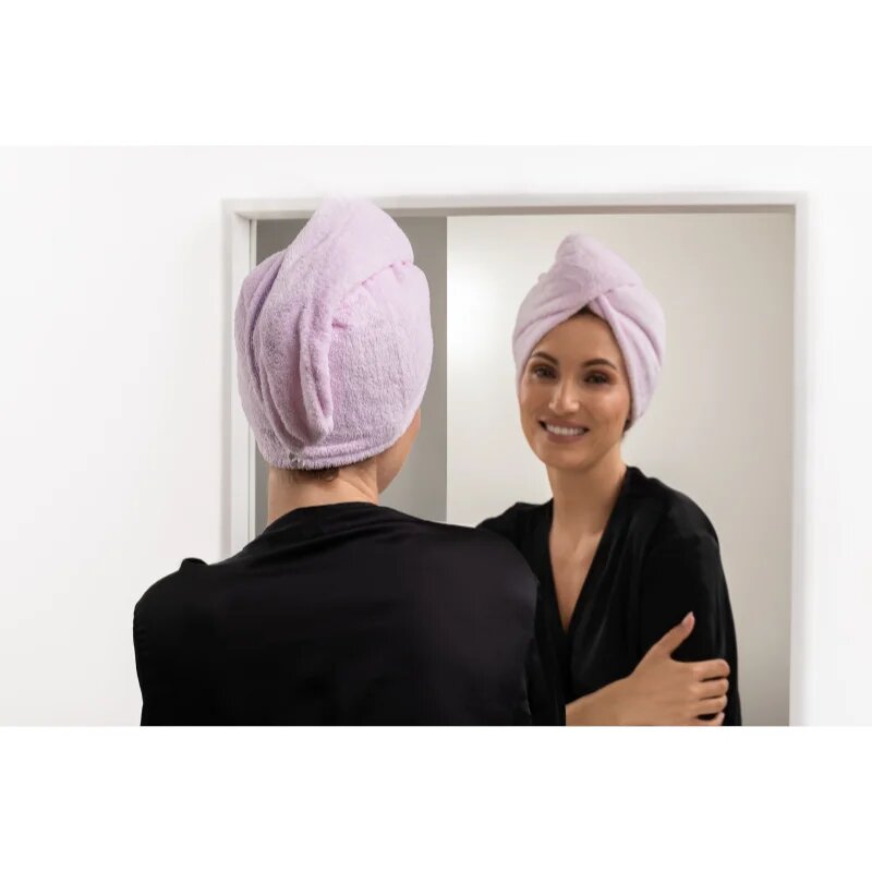 Notino Spa Collection Hair Towel brisača za lase Lilac 1 kos