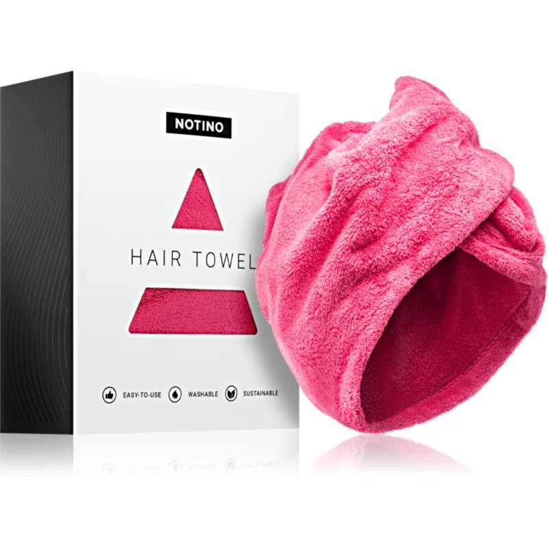 Notino Spa Collection Hair Towel brisača za lase Pink 1 kos