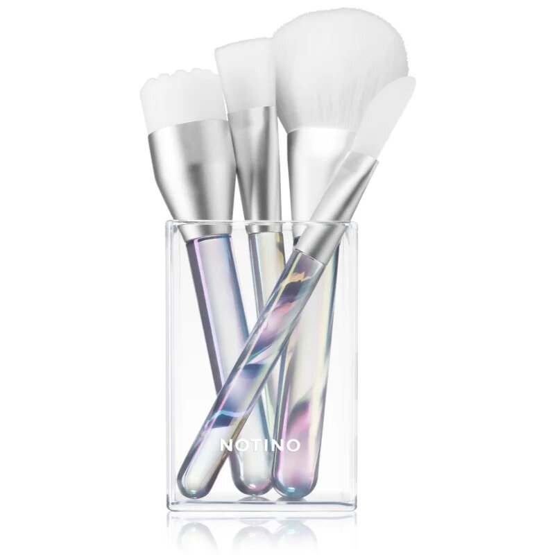 Notino Spa Collection Skincare brush set with stand set čopičev za nego kože