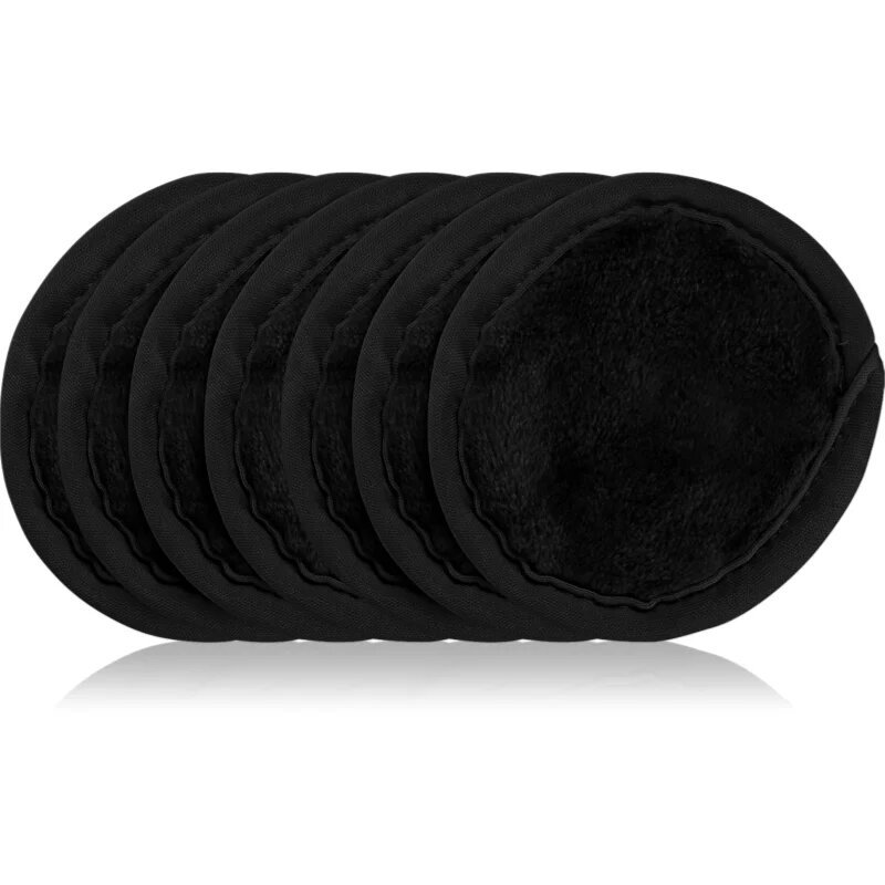 Notino Spa Collection Spa headband and make-up removal pads set set za odstranjevanje ličil s spa naglavnim trakom Black 7 kos