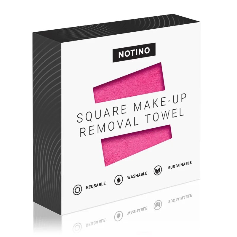 Notino Spa Collection Square Makeup Removing Towel brisača za odstranjevanje ličil odtenek Pink 1 kos