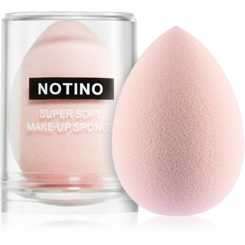 Notino Super Soft Make-Up Sponge gobica za tekoči puder v obliki kapljice Beige 1 kos