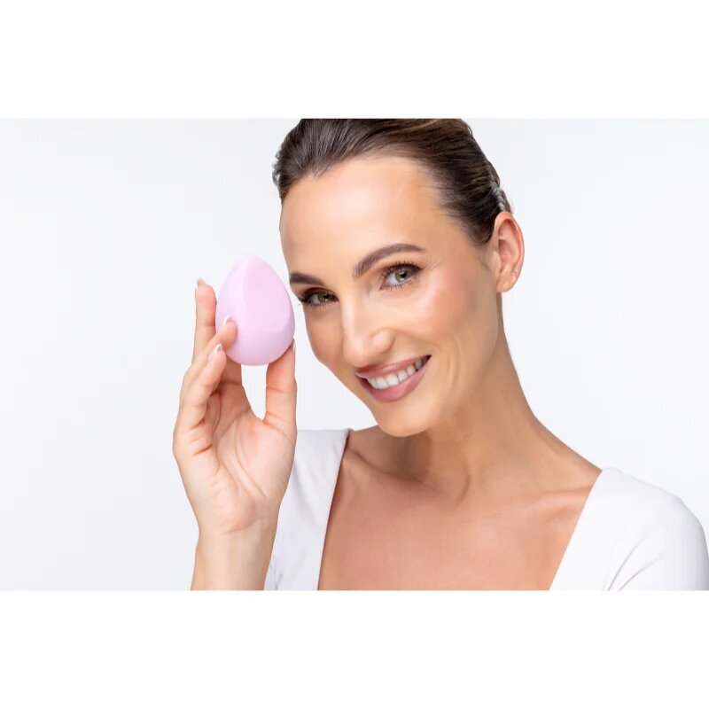 Notino Super Soft Make-Up Sponge oblikovana gobica za make-up Pink 1 kos
