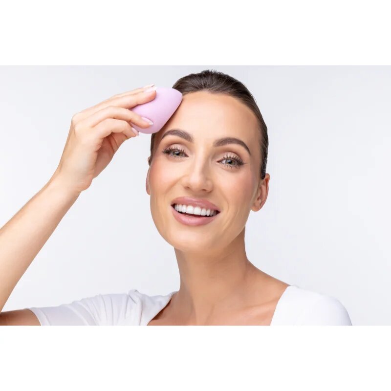 Notino Super Soft Make-Up Sponge oblikovana gobica za make-up Pink 1 kos