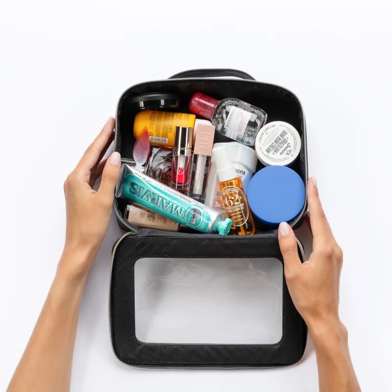 Notino Travel Collection Beauty Box kozmetični kovček Black 1 kos