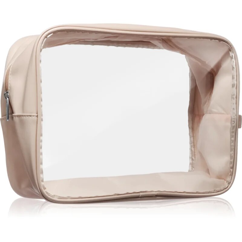 Notino Travel Collection Extra Large Clear Organizer prozorna kozmetična torbica XL Beige 275x20x125 cm 1 kos